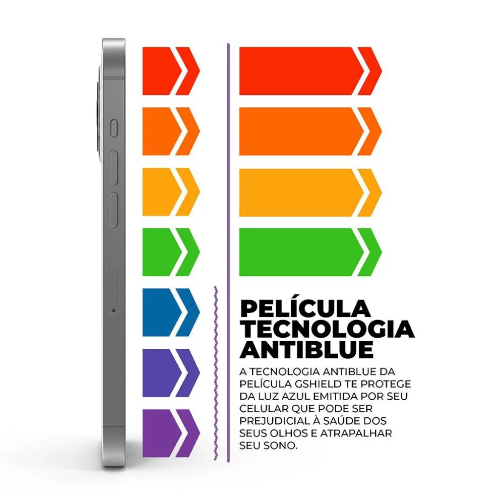 Imagem 3 de 5 do produto Película Para Xiaomi Redmi A3 - Antiblue - Gshield