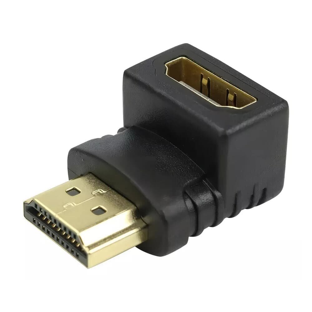 Imagem 2 de 2 do produto Adaptador HDMI 90º Exbom HDMI Femea/hdmi Macho