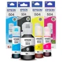 Kit 04 Tintas L6270 L4150 L4260 L6191 L6171 T504