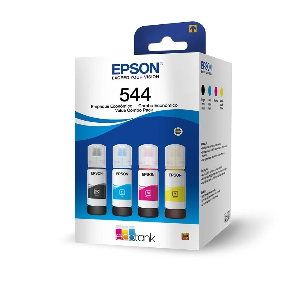 Kit 04 Tintas L3250 L3210 T544 L3150 - Kit 04 Cores Kit 04 Tintas L3250 L3210 T544 L3150 - Kit 04 Cores