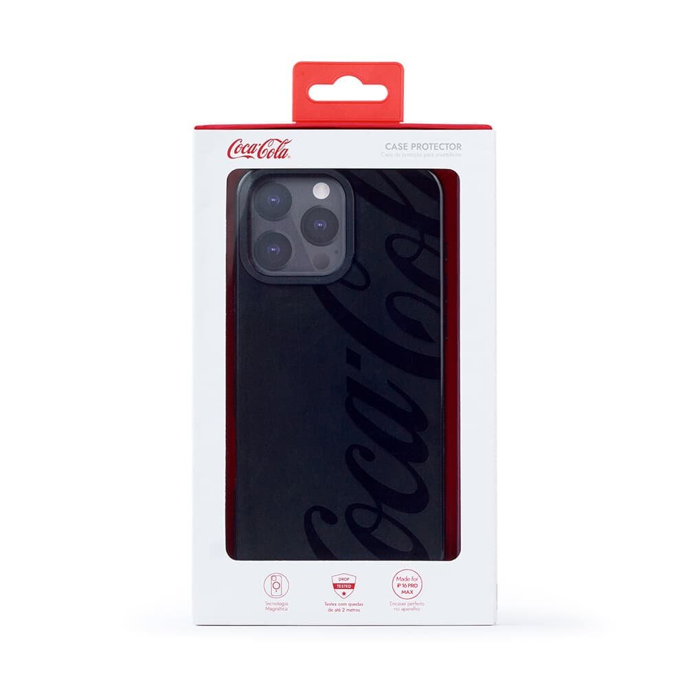 Imagem 4 de 4 do produto Capa Magcase Coca-cola Para Iphone 16 Pro - Preta