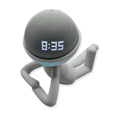 Suporte Alexa Echo Dot - Robert Deitado Amazon - Preto