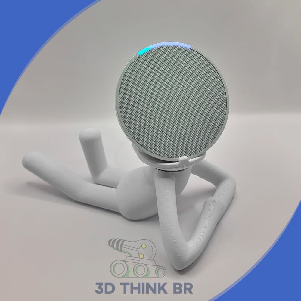 Imagem 2 de 4 do produto Suporte Alexa Echo Pop - Robert Deitado Amazon - Branco