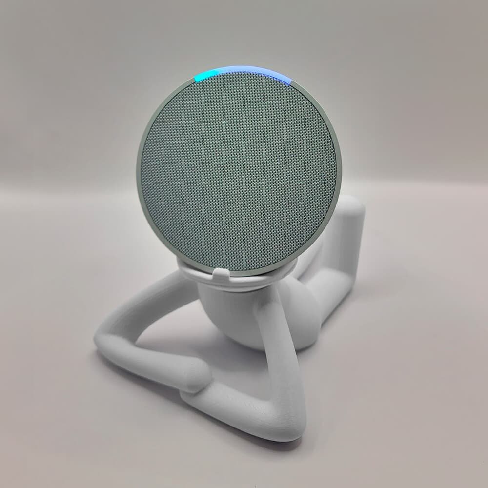 Imagem 4 de 4 do produto Suporte Alexa Echo Pop - Robert Deitado Amazon - Branco