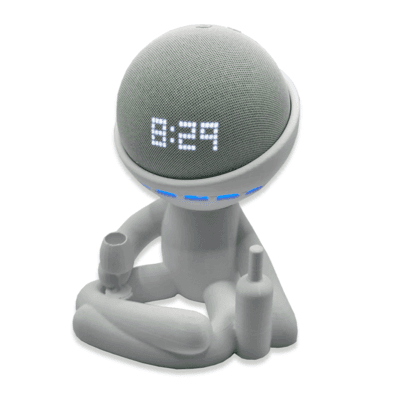 Suporte Alexa Echo Dot - Robert Vinho Amazon - Preto