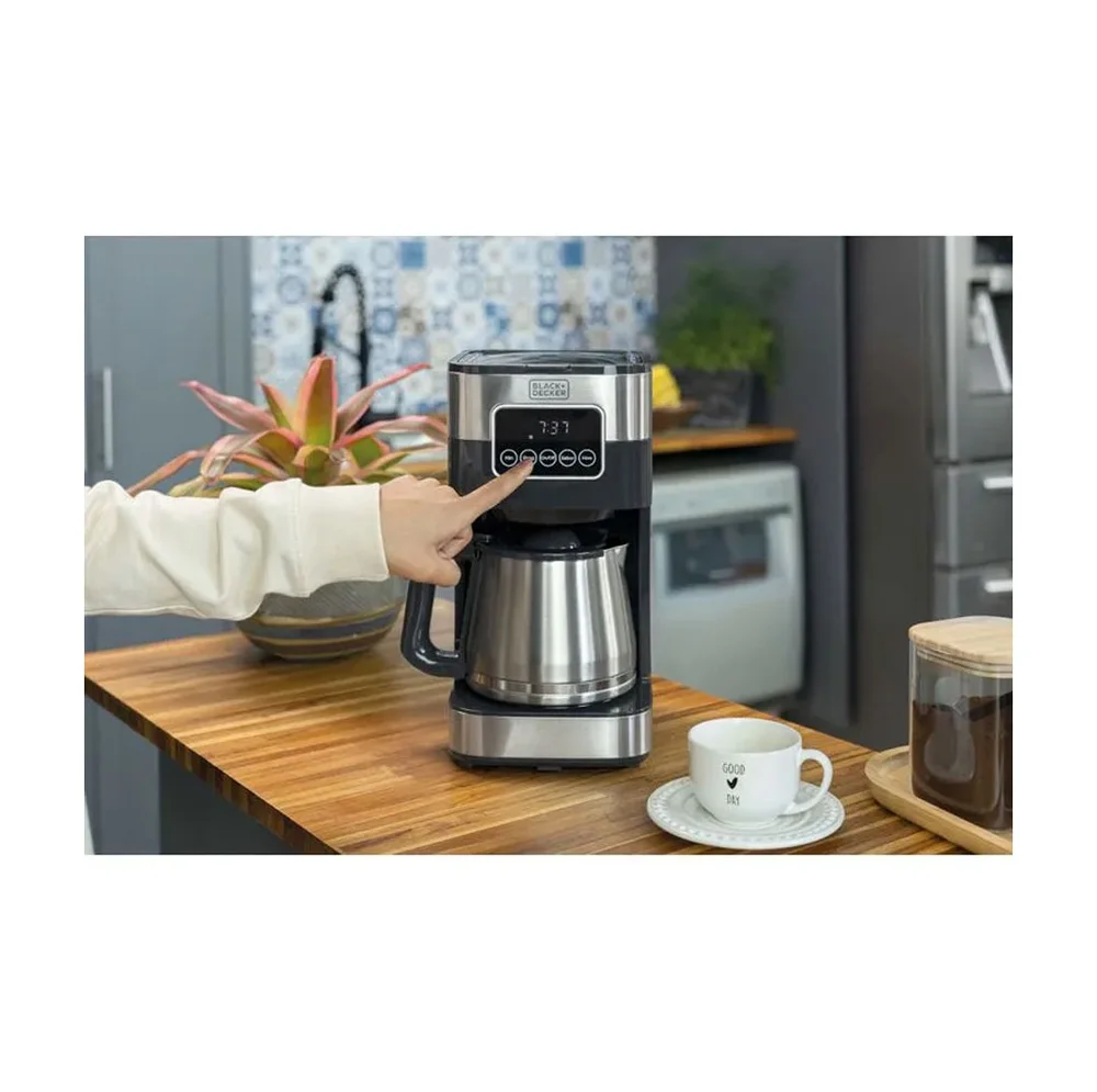 Imagem 2 de 5 do produto Cafeteira Programável Black Decker Gourmand Gris Cm350g 1,5l 220v