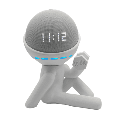 Suporte Alexa Echo Dot - Robert Fitness Amazon - Azul Tiffany