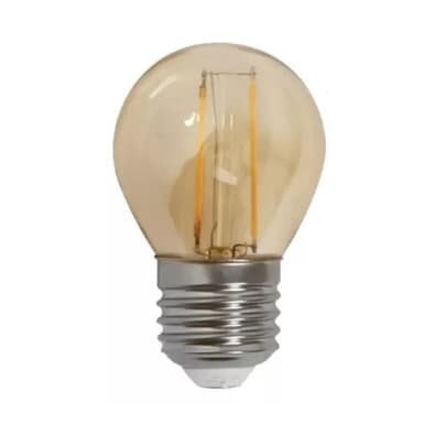 Lâmpada LED Filamento G45 4w Âmbar 2200k Retrô Vintage Decorativa Bivolt