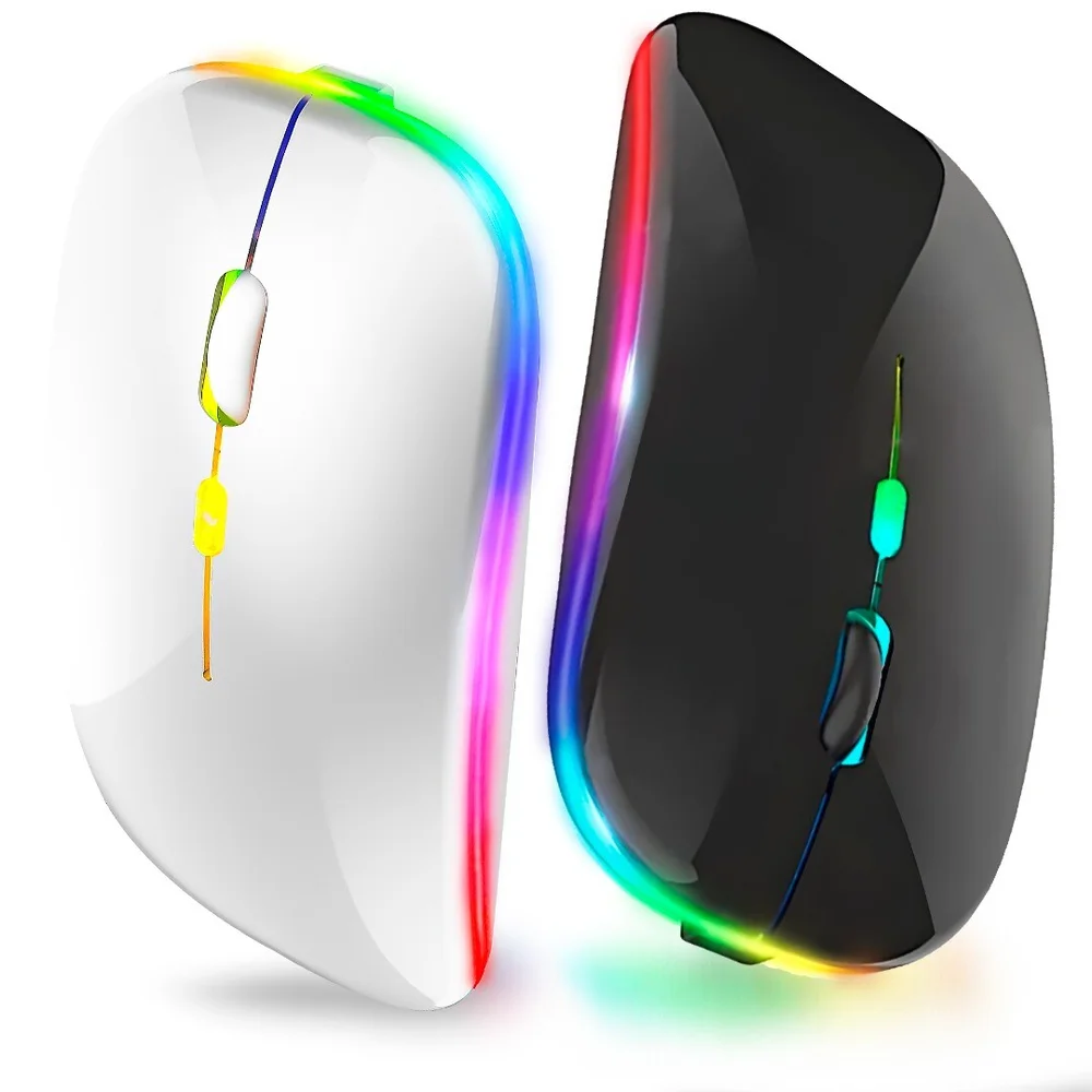 Imagem 2 de 5 do produto Mouse Sem Fio Recarregável Bateria Interna Slim 1600 Dpi