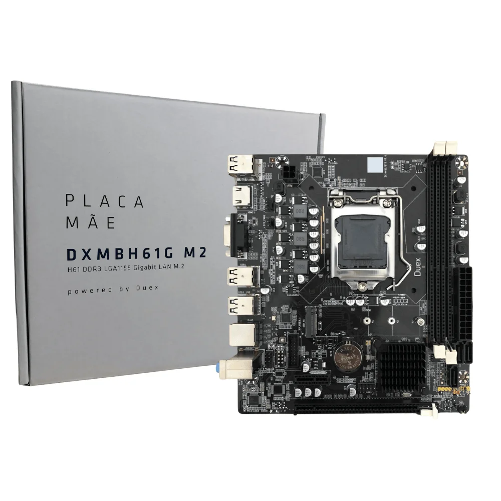 Placa Mae LGA  1155 Dxmbh61g M2 Ddr3 Box Duex 4