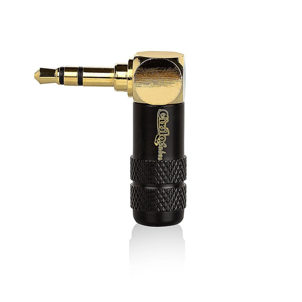 Imagem 2 de 3 do produto Conector P2 90 Graus Linha Gold - Cirilo Cabos