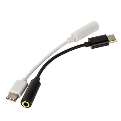 Cabo Adaptador Usb-c Para Fone De Ouvido P2 - Branco