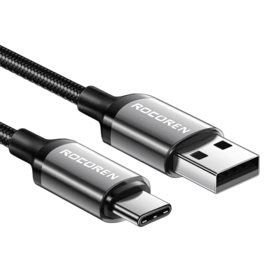 Cabo Usb Tipo C Rocoren Retro Series Fast Charge Usb A Para C 3a 1m - Rcpbat-rt0g