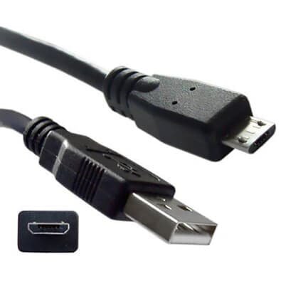 Cabo Usb Am X Micro Usb (v8) 1mt Preto
