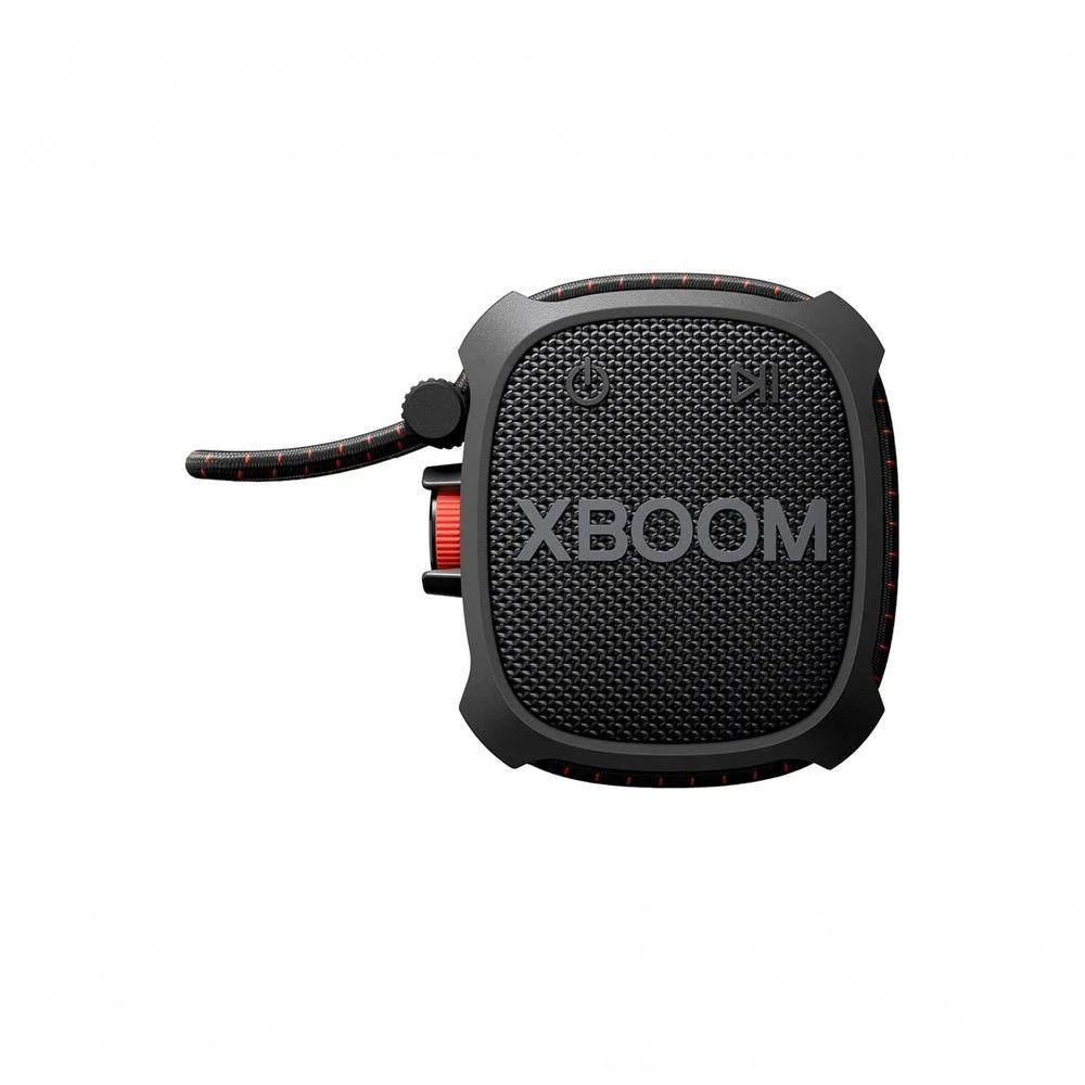 Lg Xboom Xg2t Caixa De Som Bluetooth Portátil - Resistência Militar, À Prova D´água (ip67) 10 Horas De Bateria E Cordão 