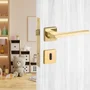 Fechadura Design Lipe Interna 55mm Latão Polido Dourado Lockwell