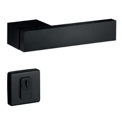 Fechadura Conceito Duda Externa 55mm Preto Texturizado Lockwell — foto 2