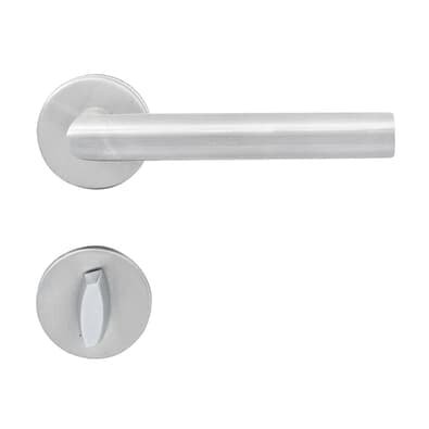Fechadura Banheiro Elle 55mm Aço Inox Escovado 5086592/55 Ecoline Ie Arouca