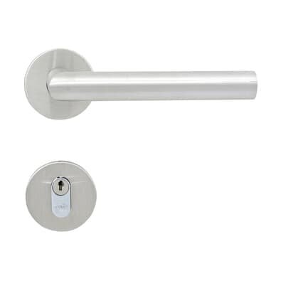 Fechadura Externa Elle 55mm Aço Inox Escovado 1086592/55 Ecoline Ie Arouca