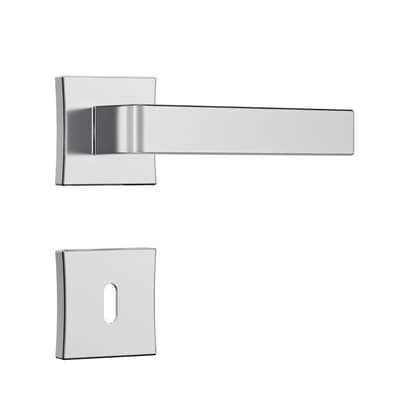 Fechadura Classic 3800 Interna Roseta Quadrada Cromado 55mm Stam