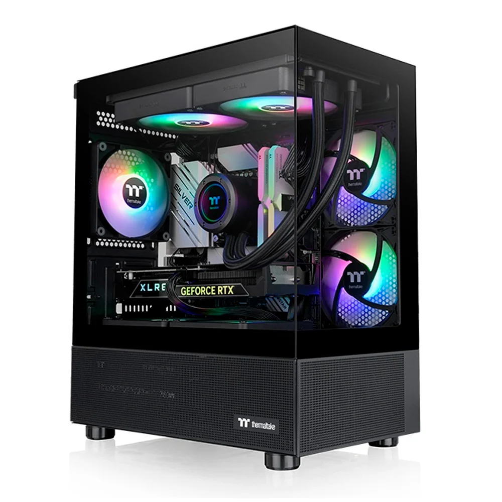 Gabinete Preto View 170 Tg ARGB Tt 3 Fans 120mm - Ca-1z4-00m1wn-00