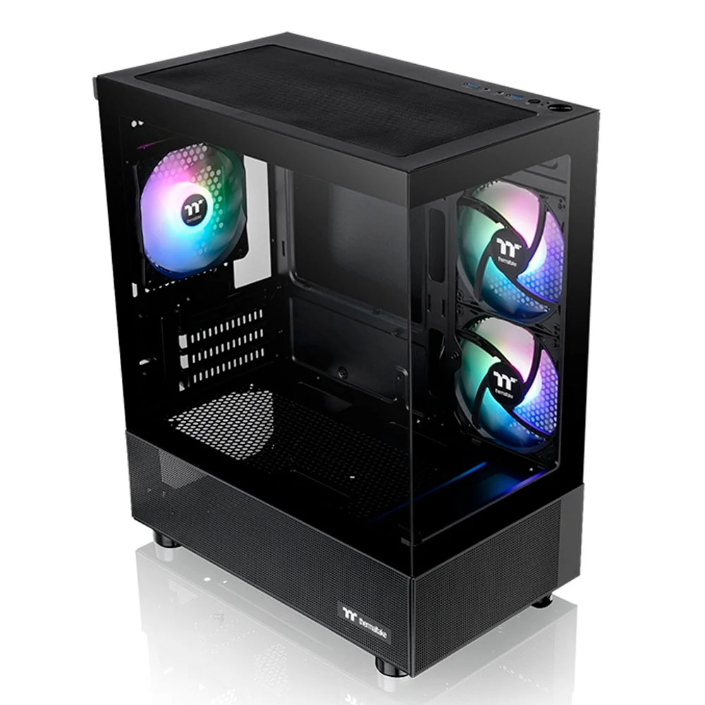 Imagem 5 de 5 do produto Gabinete Preto View 170 Tg ARGB Tt 3 Fans 120mm - Ca-1z4-00m1wn-00