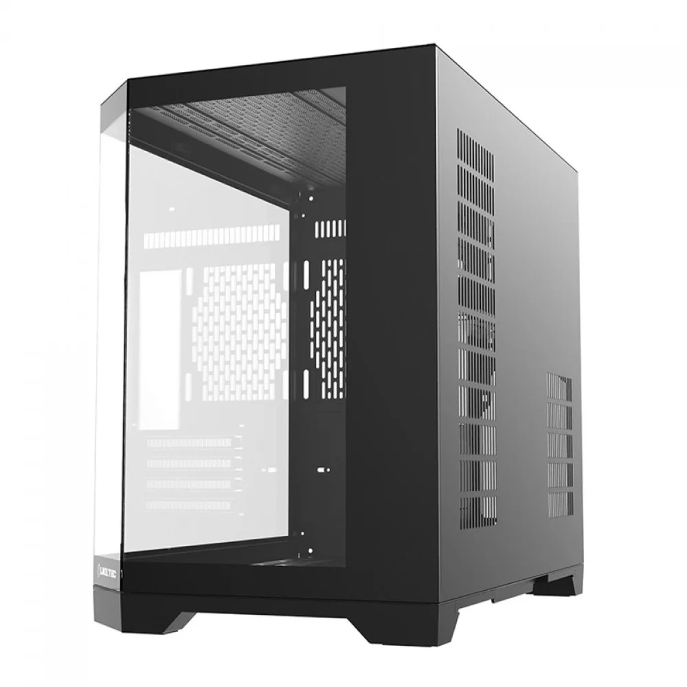 Imagem 2 de 5 do produto Gabinete Liketec Ilusion Dark Mini Tower Vidro Temperado Usb S/fans Preto