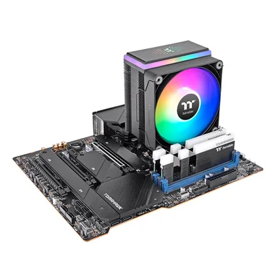 Cooler ARGB Tt Astria 400 Lightning 6 Heatpipes 1 Fan 120mm Intel LGA 1700 - Cl-p120-ca12sw-a