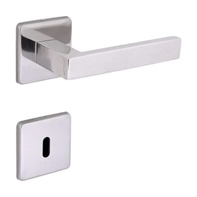 Fechadura Interna Quadratta 55mm Aço Inox Polido 4098900/55 Ip Arouca