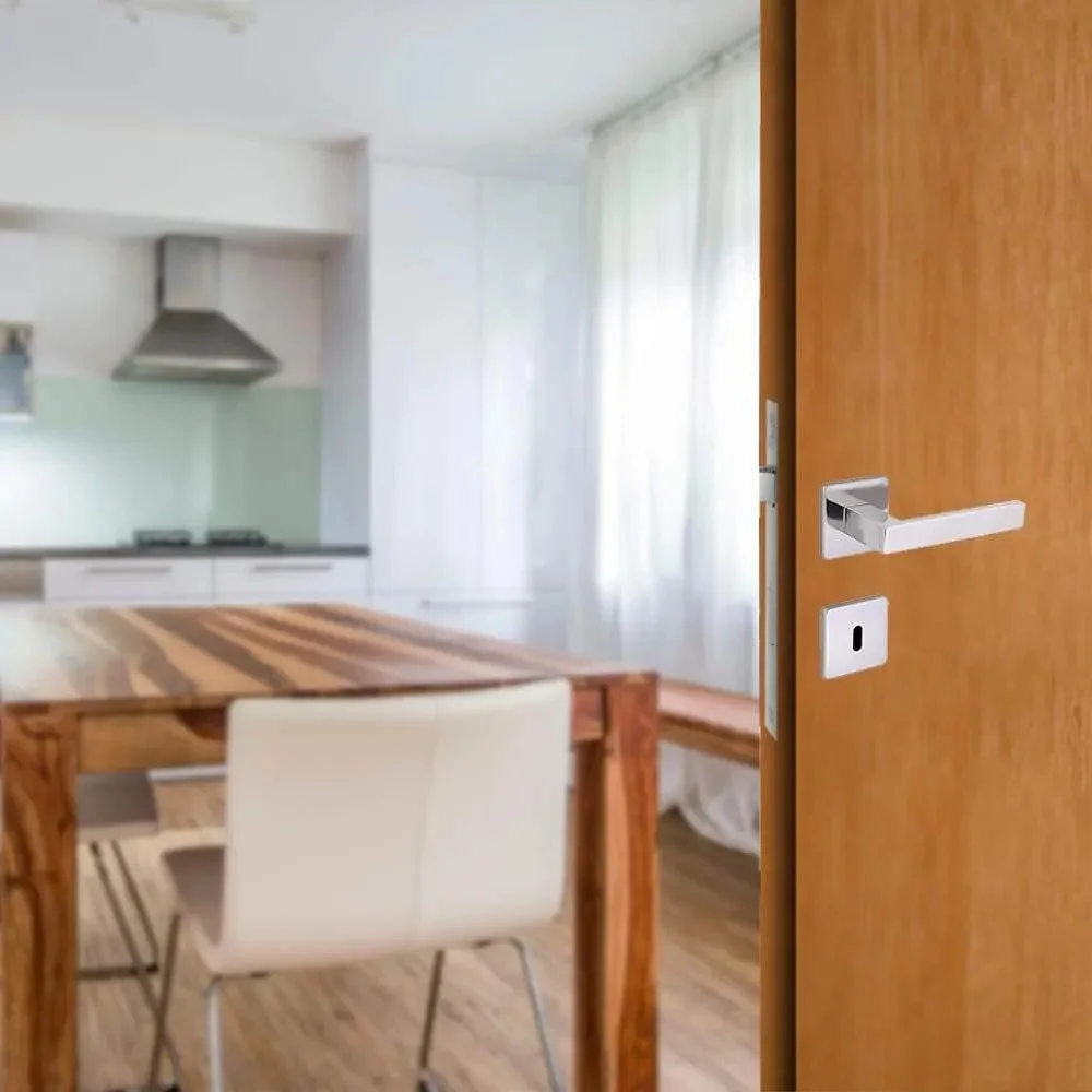 Imagem 4 de 5 do produto Fechadura Interna Quadratta 55mm Aço Inox Polido 4098900/55 Ip Arouca