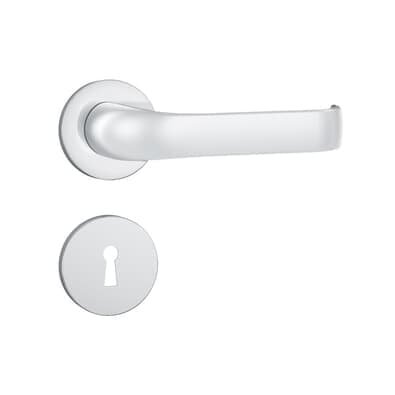 Fechadura Interna 813/37 Roseta Redonda Inox Cromado 40mm Stam