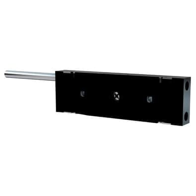 Fechadura Porta Enrolar De Aço Trava Lateral 1200 Tetra Chave Preto Fosco Stam