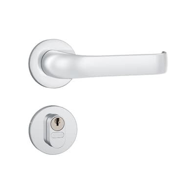 Fechadura Externa 803/37 Roseta Redonda Inox Cromado 40mm Stam