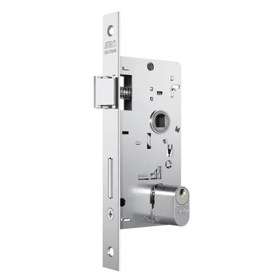 Fechadura Externa 803/37 Roseta Redonda Inox Cromado 40mm Stam — foto 5