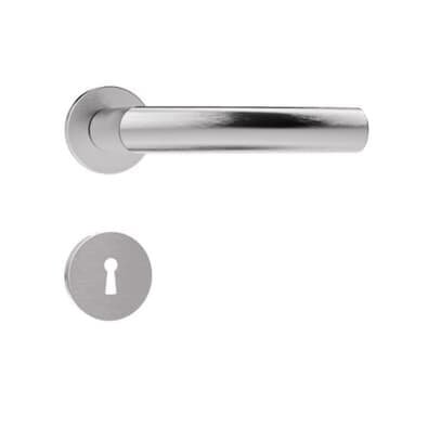 Fechadura 813/ix40 Interna Roseta Redonda Escovada 40mm Stam