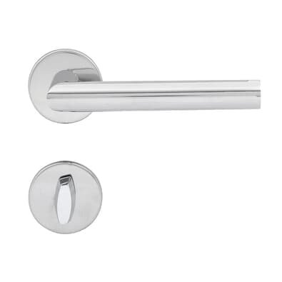 Fechadura Banheiro Elle 55mm Aço Inox Polido 5086592/55 Ecoline Ip Arouca