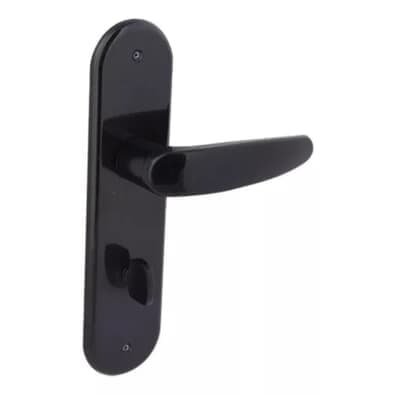 Fechadura Polo Banheiro 55mm 5061529/55z Np Nylon Preta Arouca