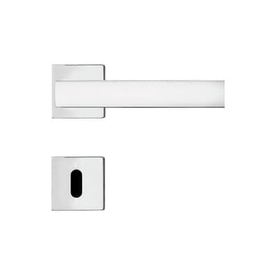 Fechadura Interna Aço Inox Mi610 St2 R244 55mm Roseta Cromada Linea Inoxvita Papaiz