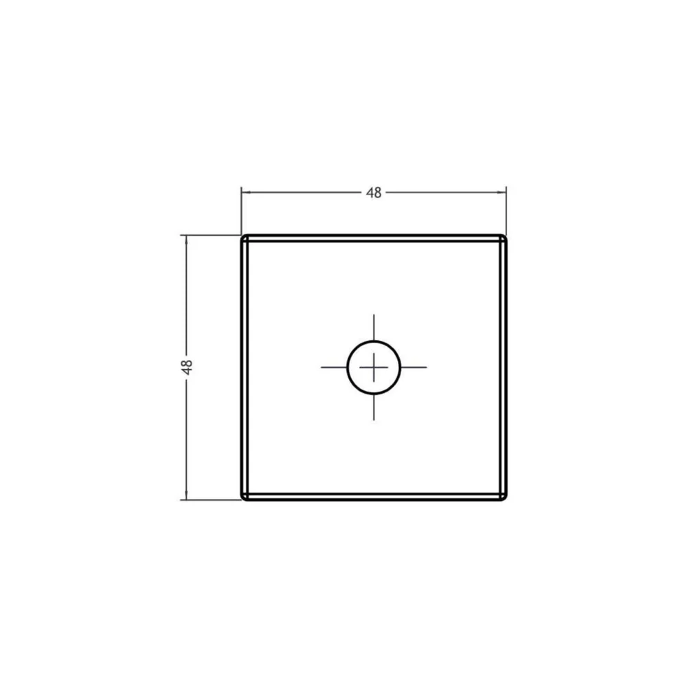 Imagem 3 de 5 do produto Fechadura De Segurança Trava Auxiliar 1004 Tetra Chave Roseta Quadrada1 Escovado 40mm Stam