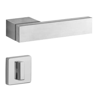 Fechadura Conceito Duda Banheiro 55mm Alumínio Anodizado Natural Lockwell