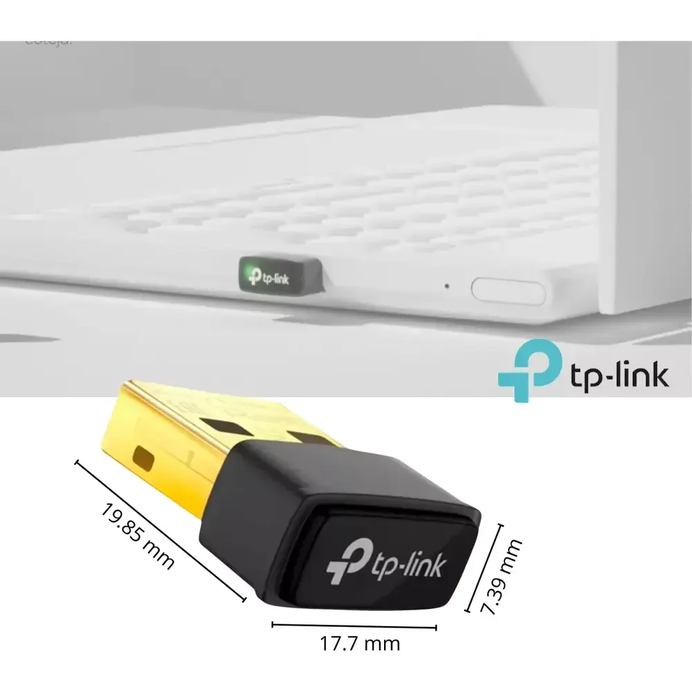 Imagem 3 de 3 do produto Adaptador Wifi Tp-link T3u Nano Ac1300 2.4/5ghz Dual Band