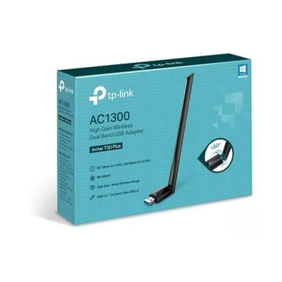 Adaptador Wifi Tp-link T3u Plus Ac1300 2.4/5ghz Dual Band