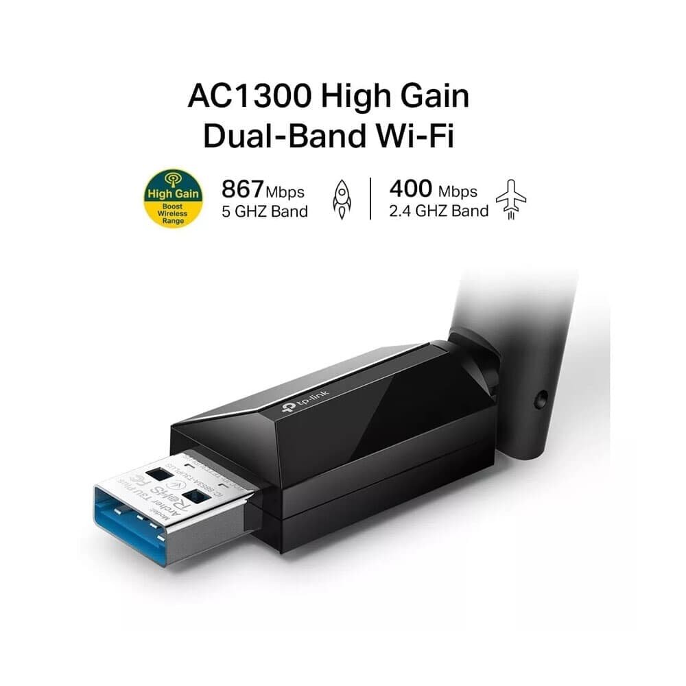 Adaptador Wifi Tp-link T3u Plus Ac1300 2.4/5ghz Dual Band Adaptador Wifi Tp-link T3u Plus Ac1300 2.4/5ghz Dual Band