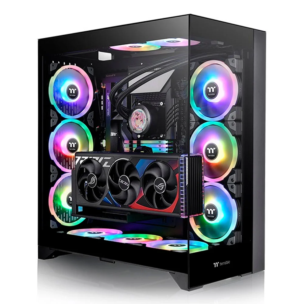 Gabinete Cte E660 Mx Preto Mid Tower Tt  Ca-1y3-00m1wn-01