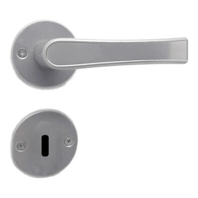 Fechadura Onix Interna Roseta 526 M138 40mm Alumínio Acetinado Haga