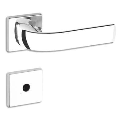 Fechadura Rio Antioxy Banheiro 55mm Roseta 529 I304 M317 Cromado Haga