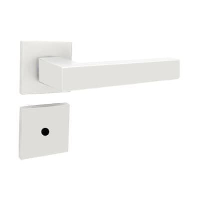 Fechadura Victória Banheiro Roseta R529 M109 55mm Inox Escovado Cra Haga