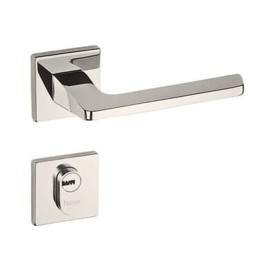 Fechadura Quadra Externa Multiponto 55mm Roseta 529 I430 M317 Cromado Haga