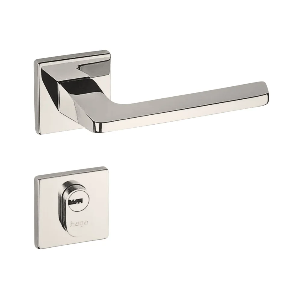 Imagem 1 de 5 do produto Fechadura Quadra Externa Multiponto 55mm Roseta 529 I430 M317 Cromado Haga