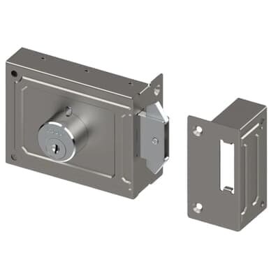 Fechadura Sobrepor Lingueta Asa De Avião Para Porta De Correr Bico De Papagaio 362 Aço Inox Haga